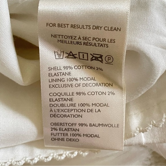 Anthropologie Dress The Brynne 3D Spaghetti Strap by Maeve White Cherries Size 8 - Picture 16 of 16